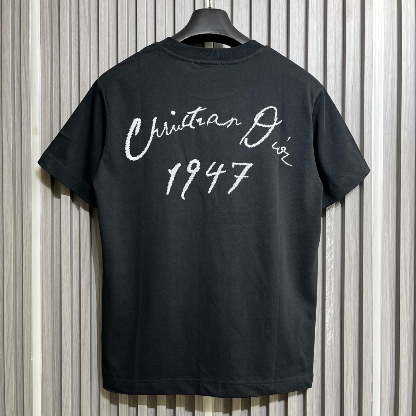 WhatsApp Image 2025-09-11 at 6.04.58 PM (2) Christian Dior 1947 Black Tshirt For Men
