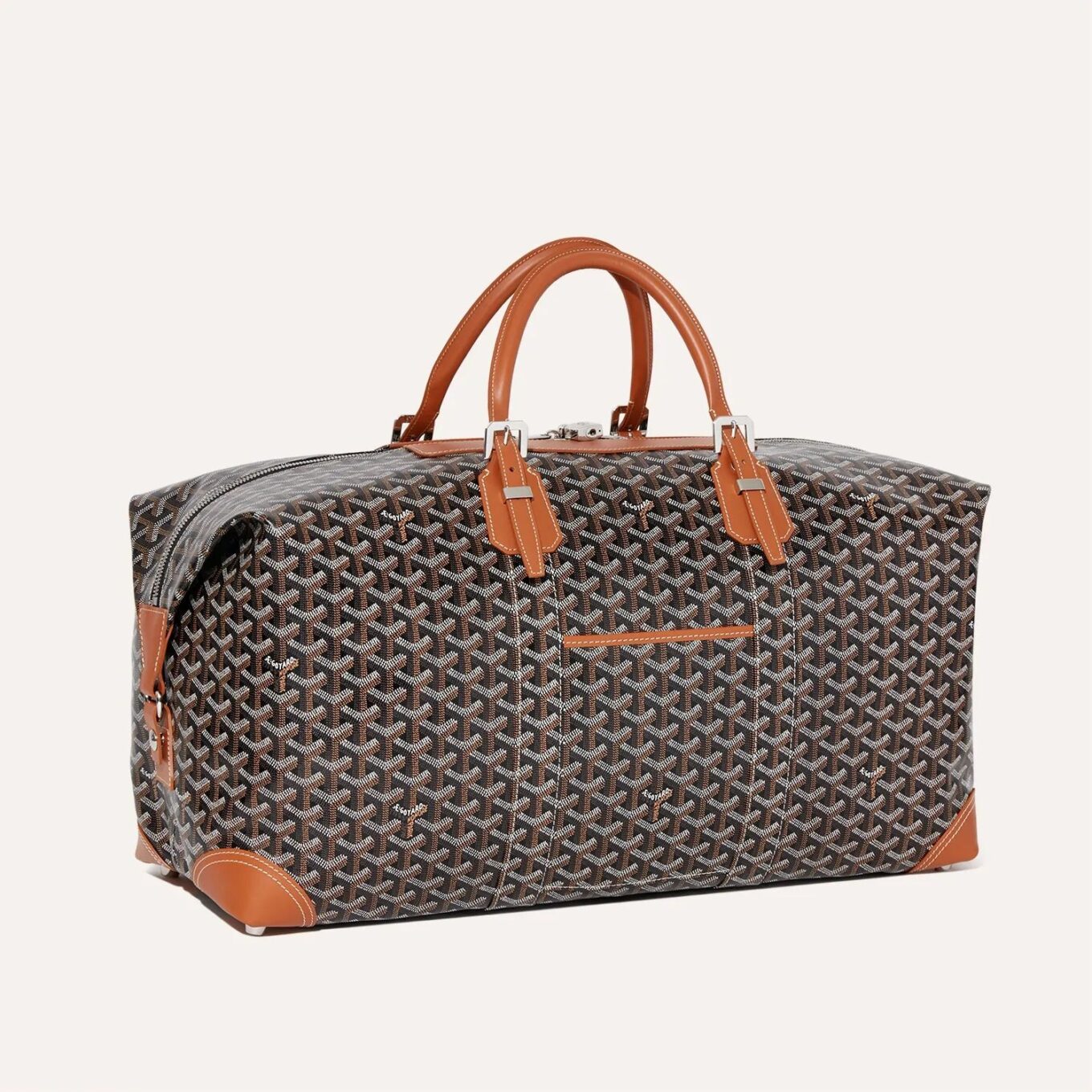Goyard Bowling 55 Brown Duffle Bag