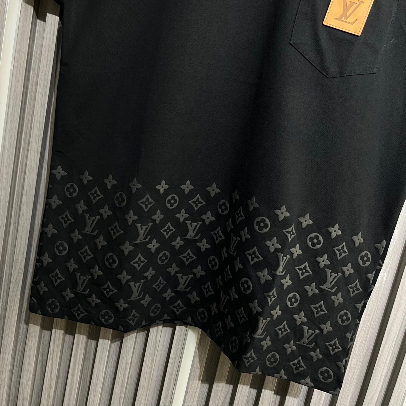 Louis Vuitton Black Monogram T-Shirt For Men