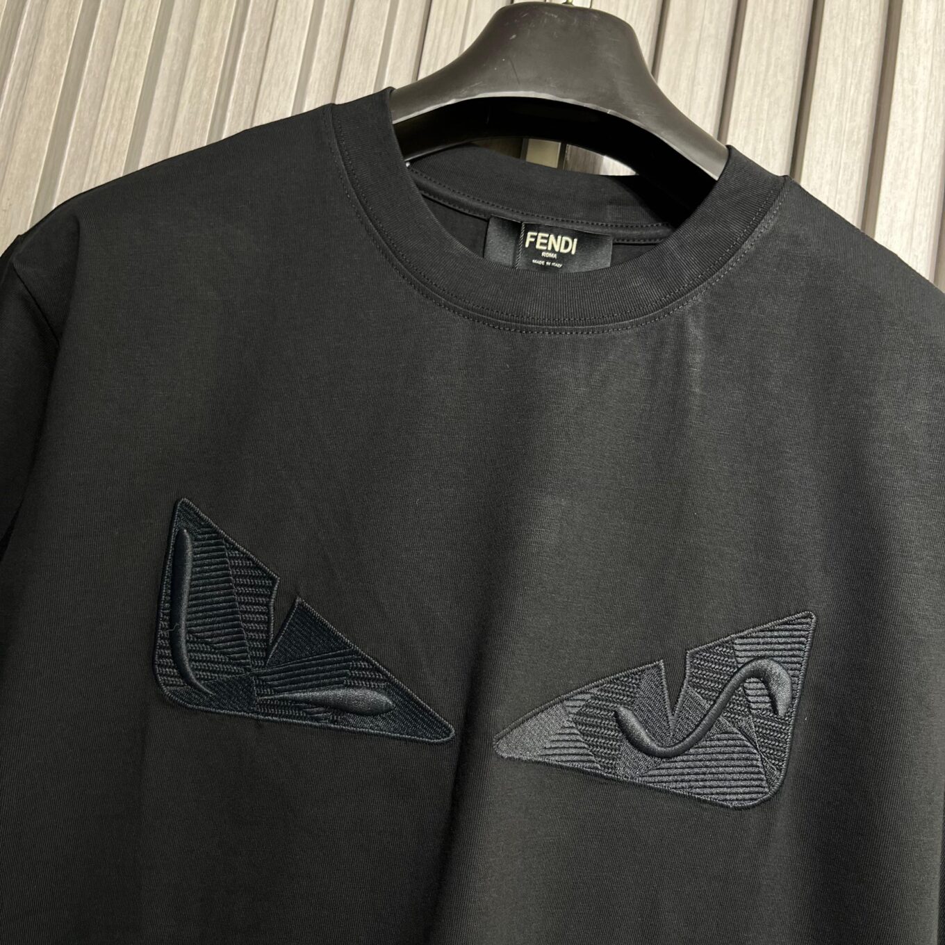 Fendi Kan I Black T-Shirt For Men