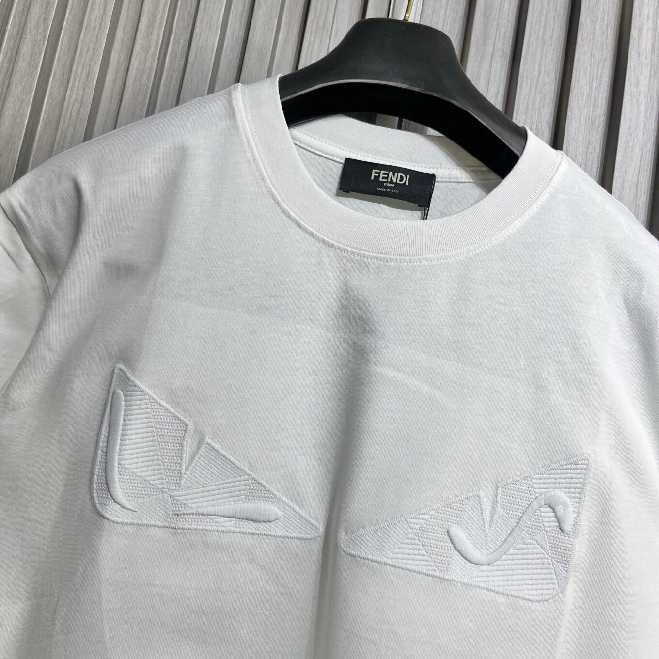Fendi Kan I White T-Shirt For Men