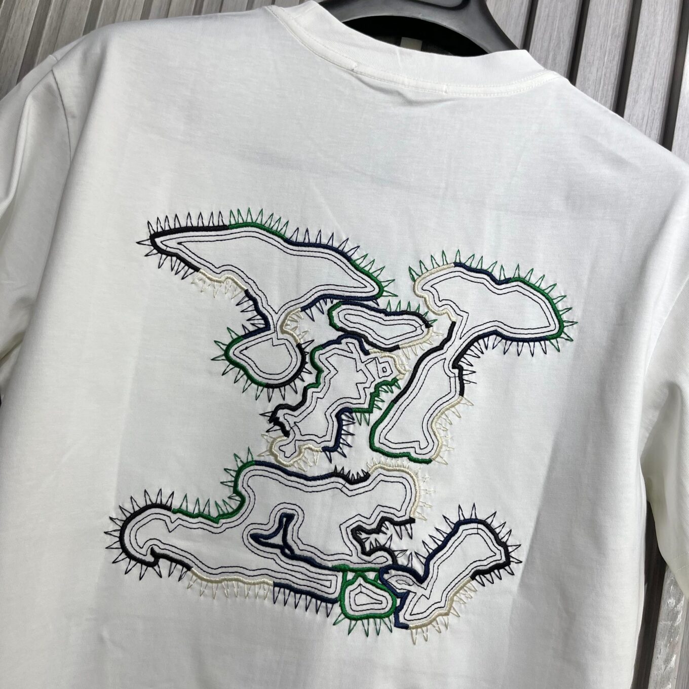 Louis Vuitton Embroidered White T-Shirt For Men