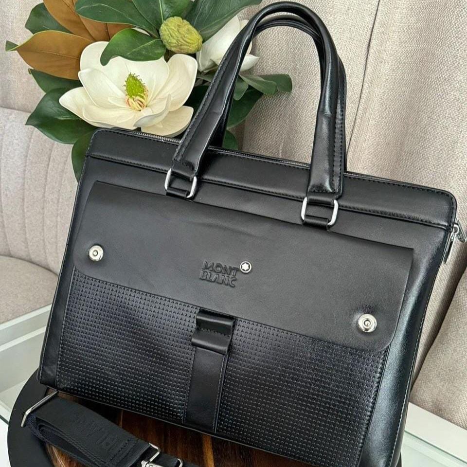 Montblanc Black Laptop Bag