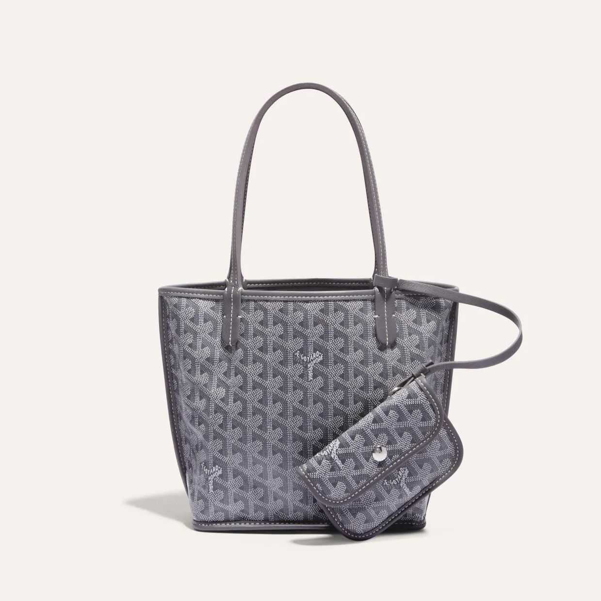 Goyard Anjou Mini Inside Out Grey Tote