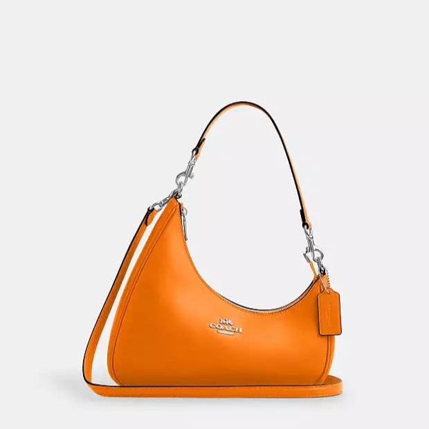 WhatsApp Image 2025-09-25 at 7.26.24 PM Coach Twisted Orange Teri Shoulder Bag (With Box)