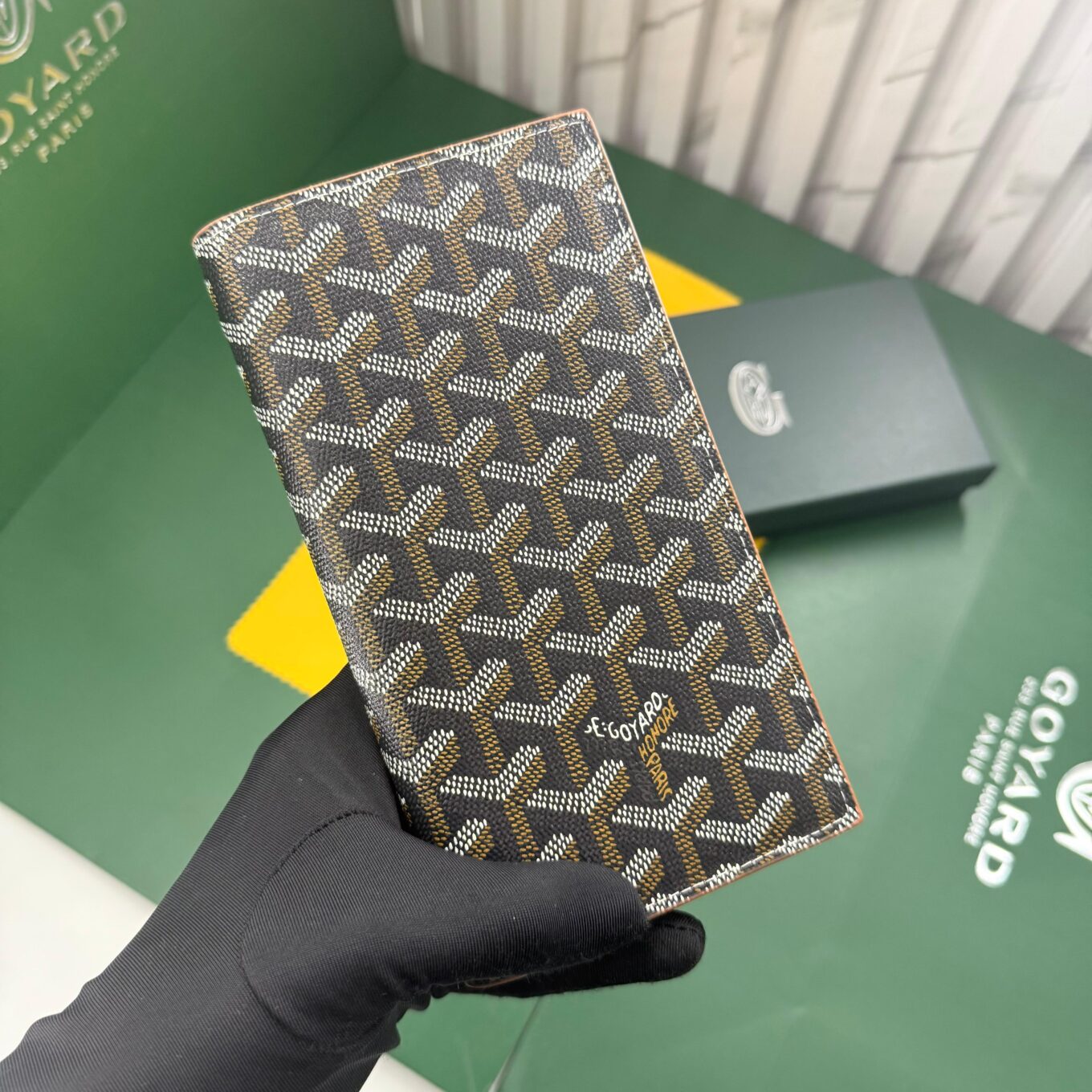 Goyard Grenelle Brown Long Premium Wallet