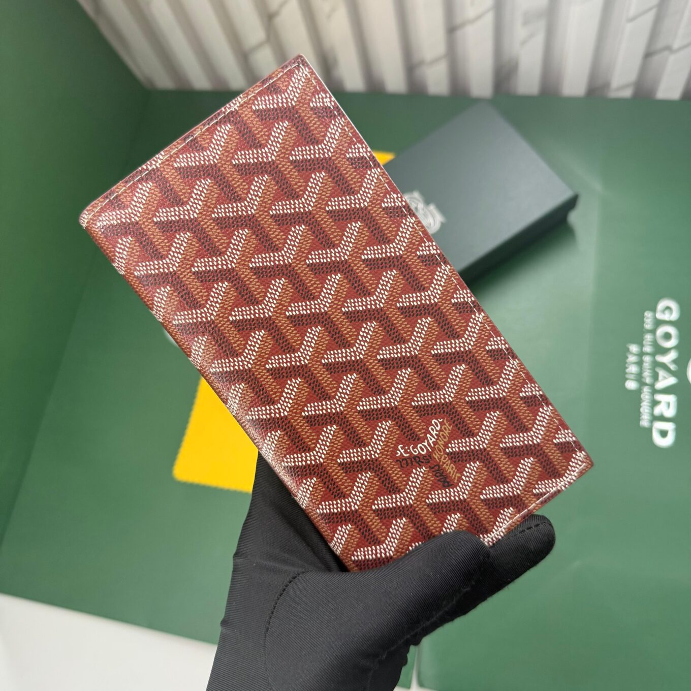 Goyard Grenelle Red Long Premium Wallet