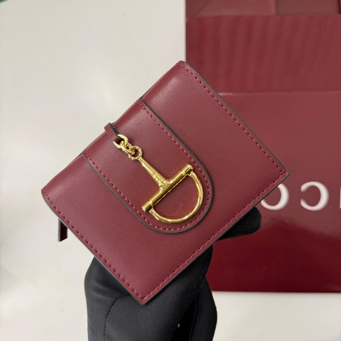 Gucci Softbit Premium Wine Colour Wallet