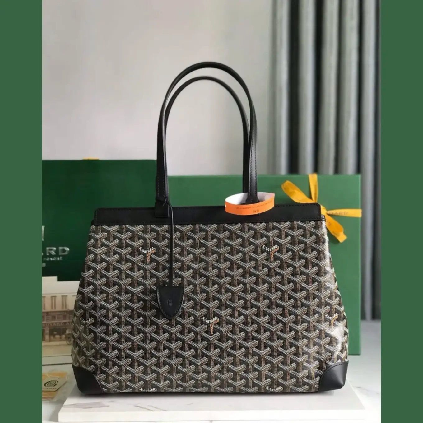 Goyard Bellechasse Black Tote Bag