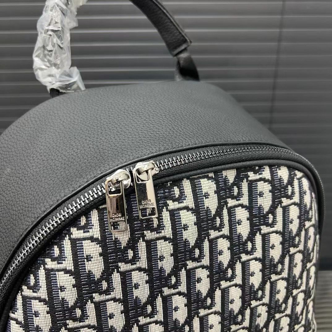 WhatsApp Image 2025-10-08 at 8.41.33 PM (1) Dior Saddle Zip Oblique Premium Jacquard Backpack