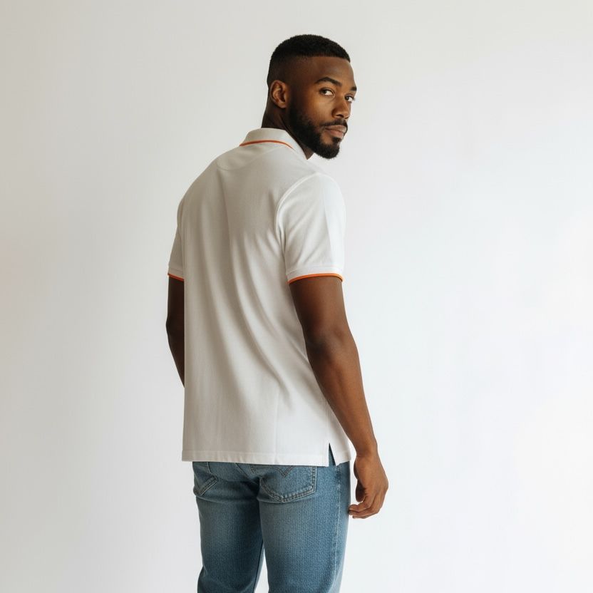 Hermes White Polo Tshirt