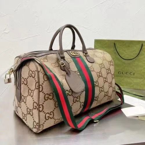 Gucci Jumbo GG Monogram Duffle Bag