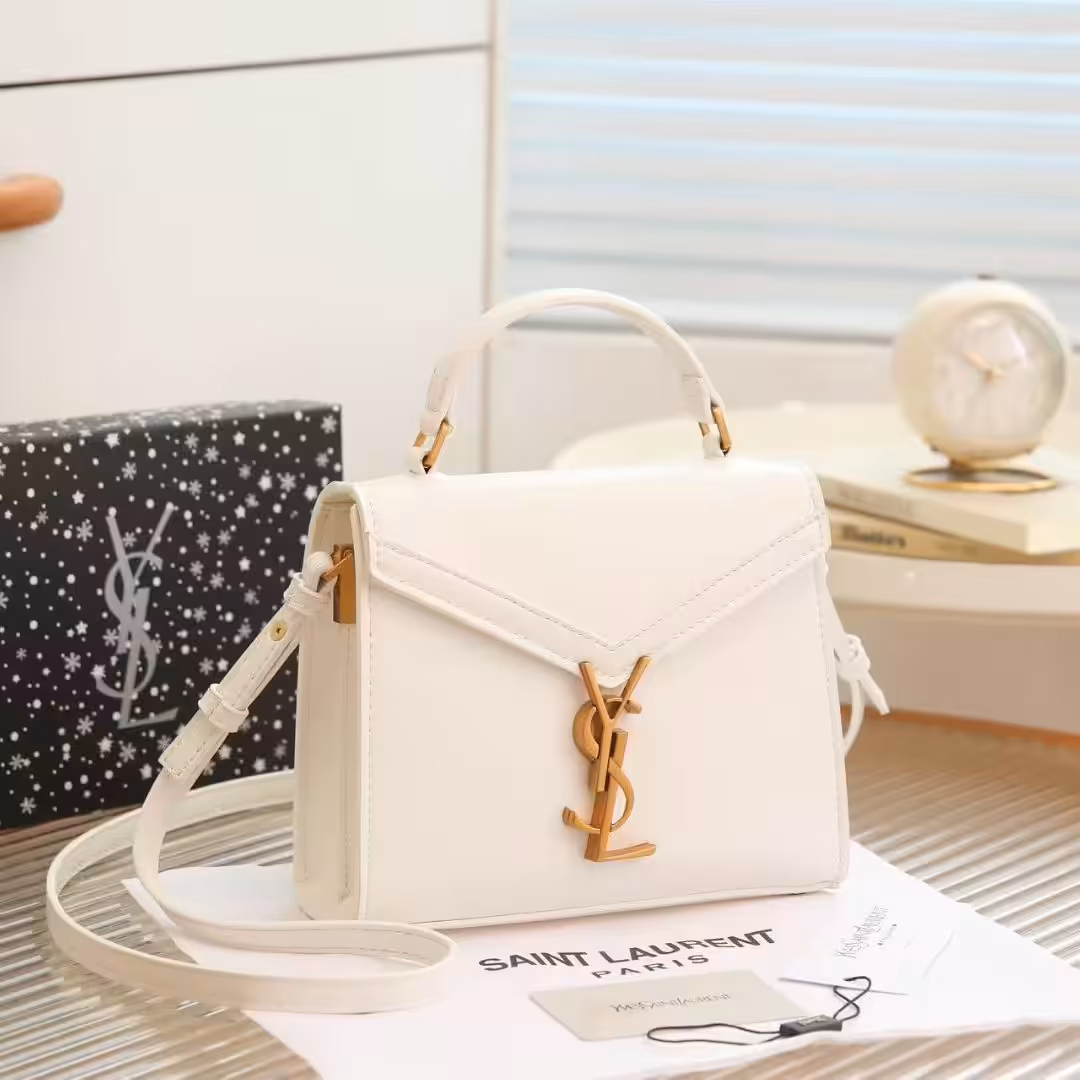 WhatsApp Image 2025-10-21 at 7.17.54 PM YSL Cassandra Top Handle Small White Hand Bag (With Box)