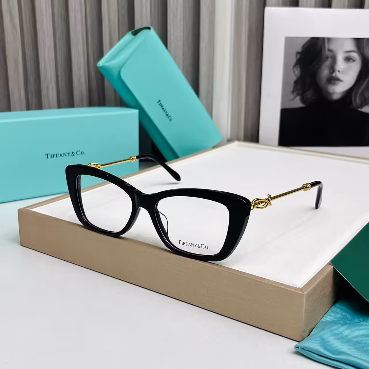 Tiffany & Co Cateye Black Frame Womens Premium Optical Frames