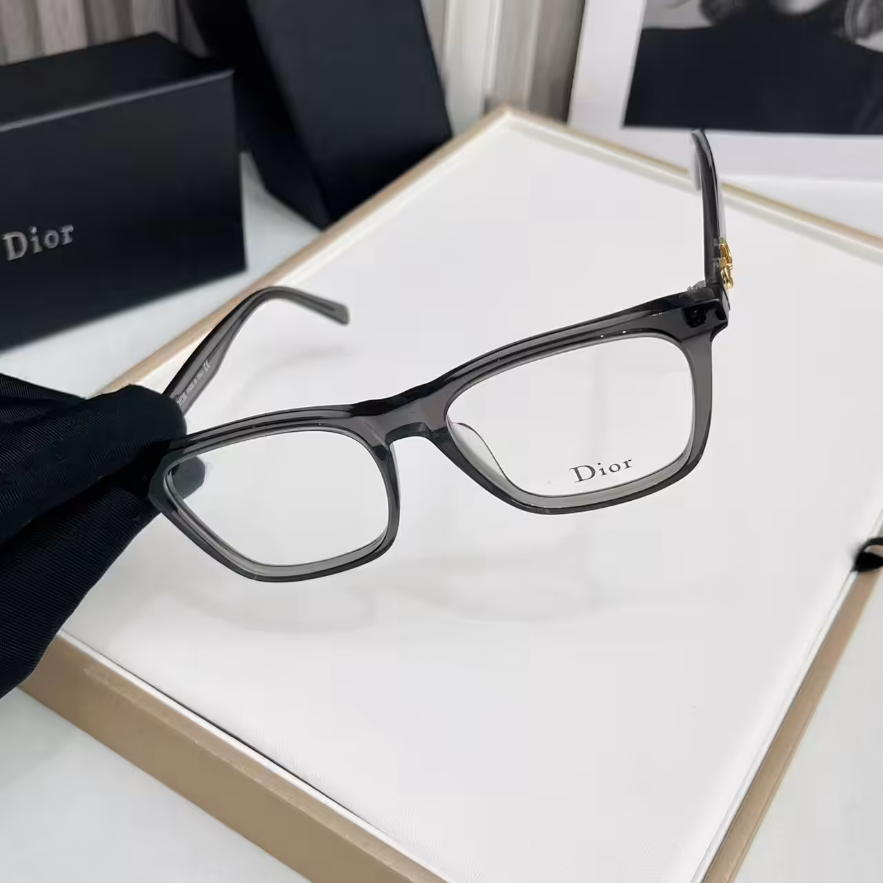 Dior CD Wayfarer Gray Frame Premium Unisex Optical Frame