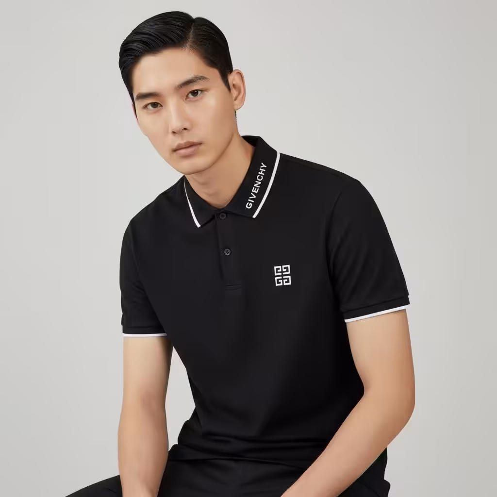 Givenchy Black Polo Tshirt