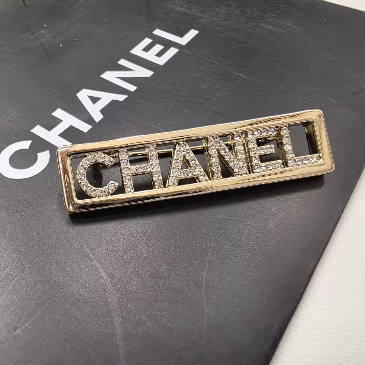 Chanel Monogram Brooch