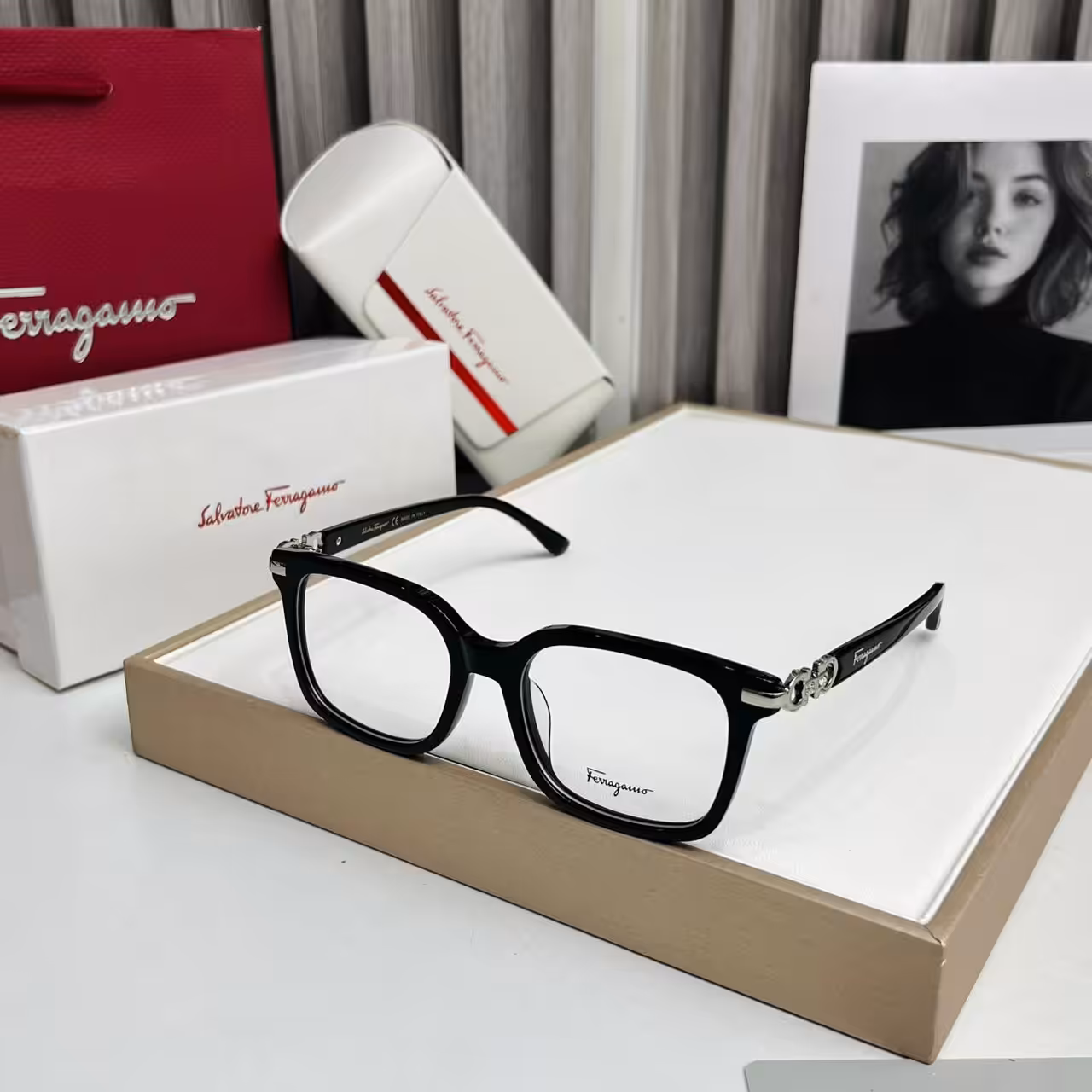 Ferragamo Signature Gancini Optical Frame