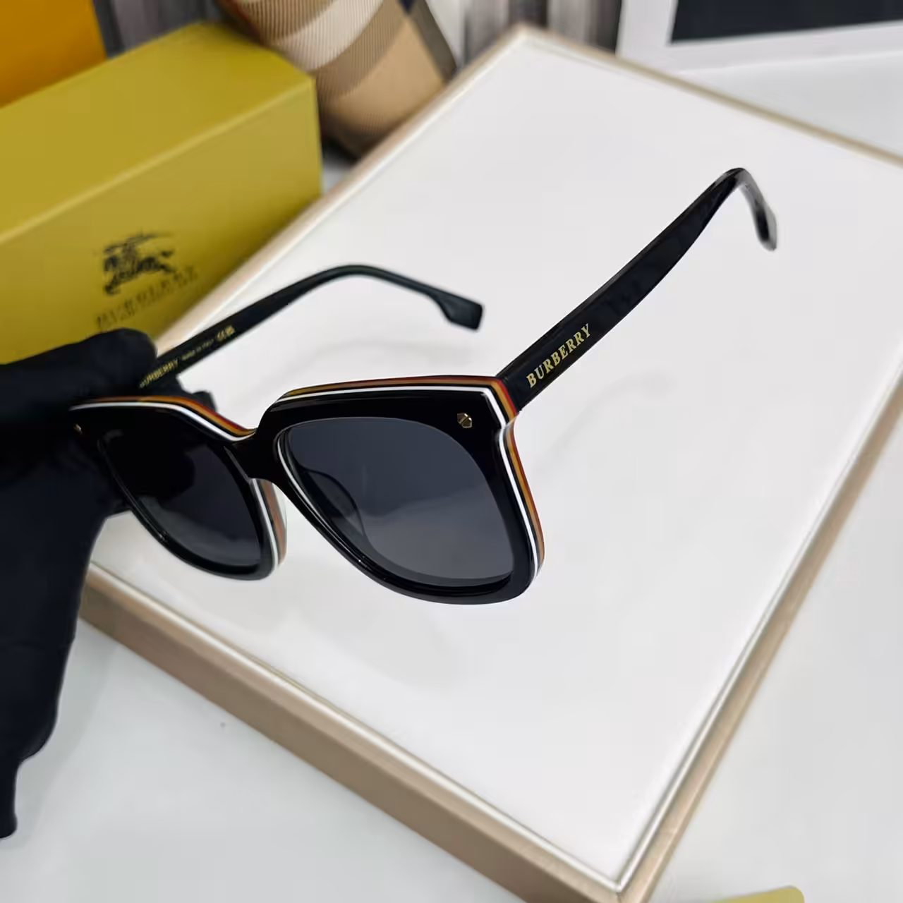 WhatsApp Image 2025-11-20 at 7.20.22 PM Burberry Square Black Acetate Sunglasses