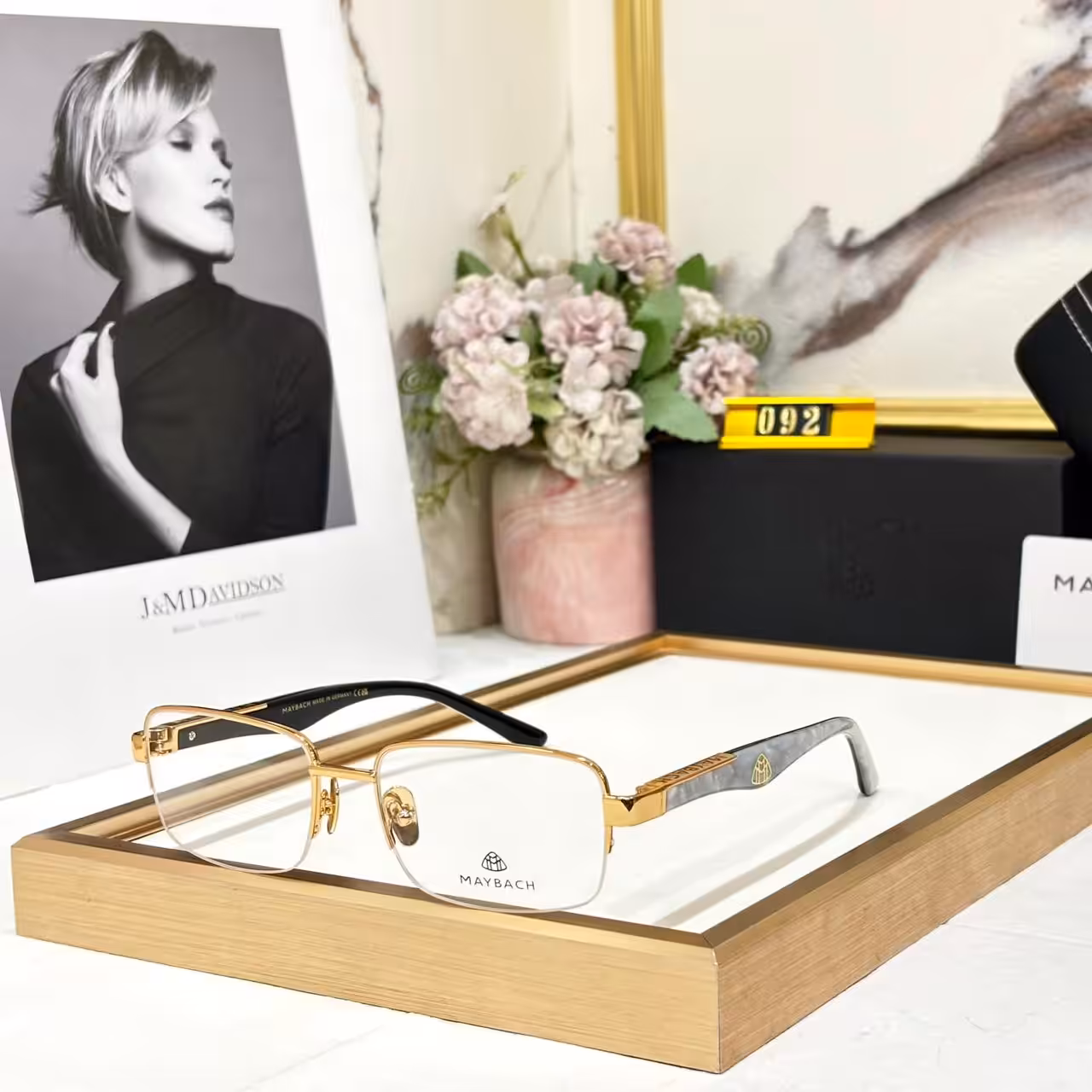 Maybach Rectangular Mens Premium Optical Frames