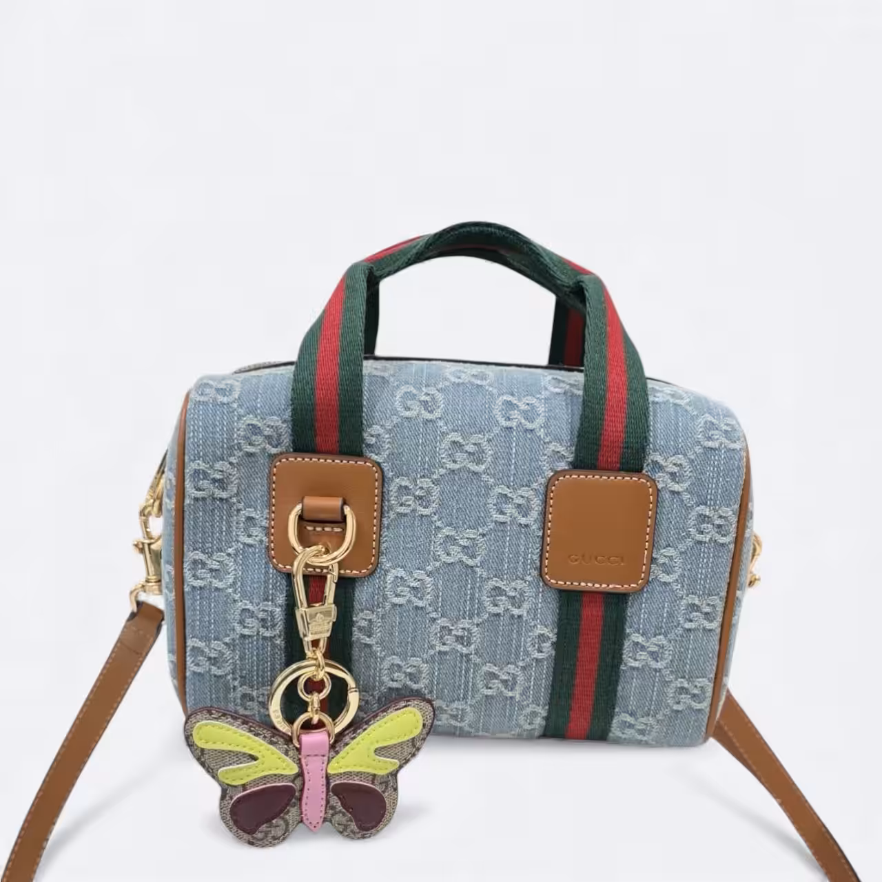 Gucci Mini GG Denim Hand Bag (With Double Box)