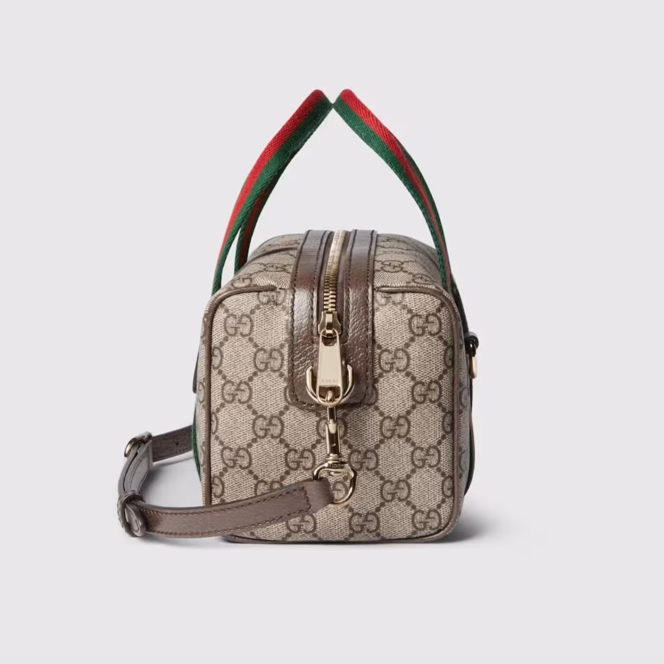 Gucci Mini GG Khaki Hand Bag (With Double Box)