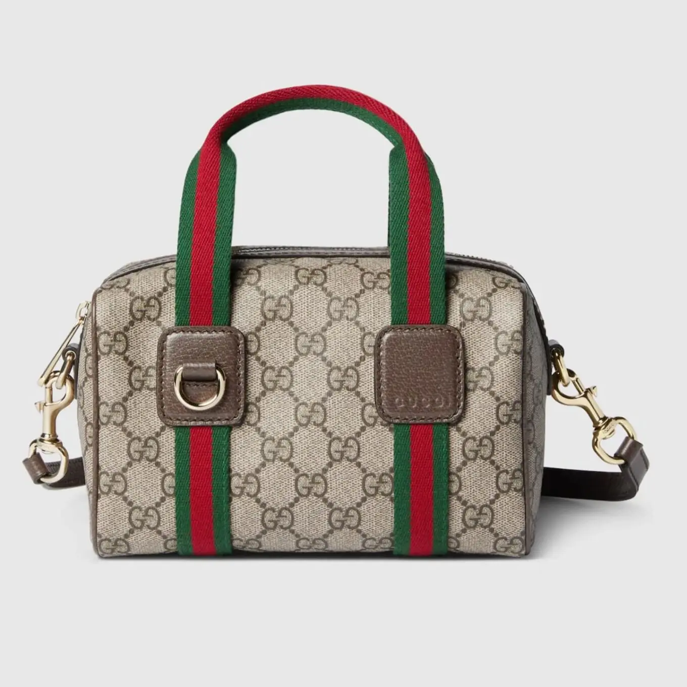 Gucci Mini GG Khaki Hand Bag (With Double Box)