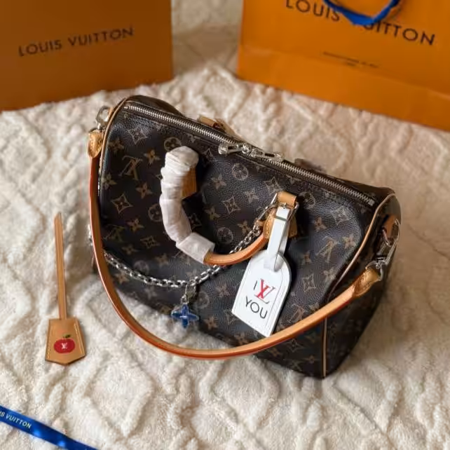 WhatsApp Image 2025-12-18 at 9.13.17 PM Louis Vuitton Soft 30 Monogram Premium Speedy Bag (With Double Box Packaging )