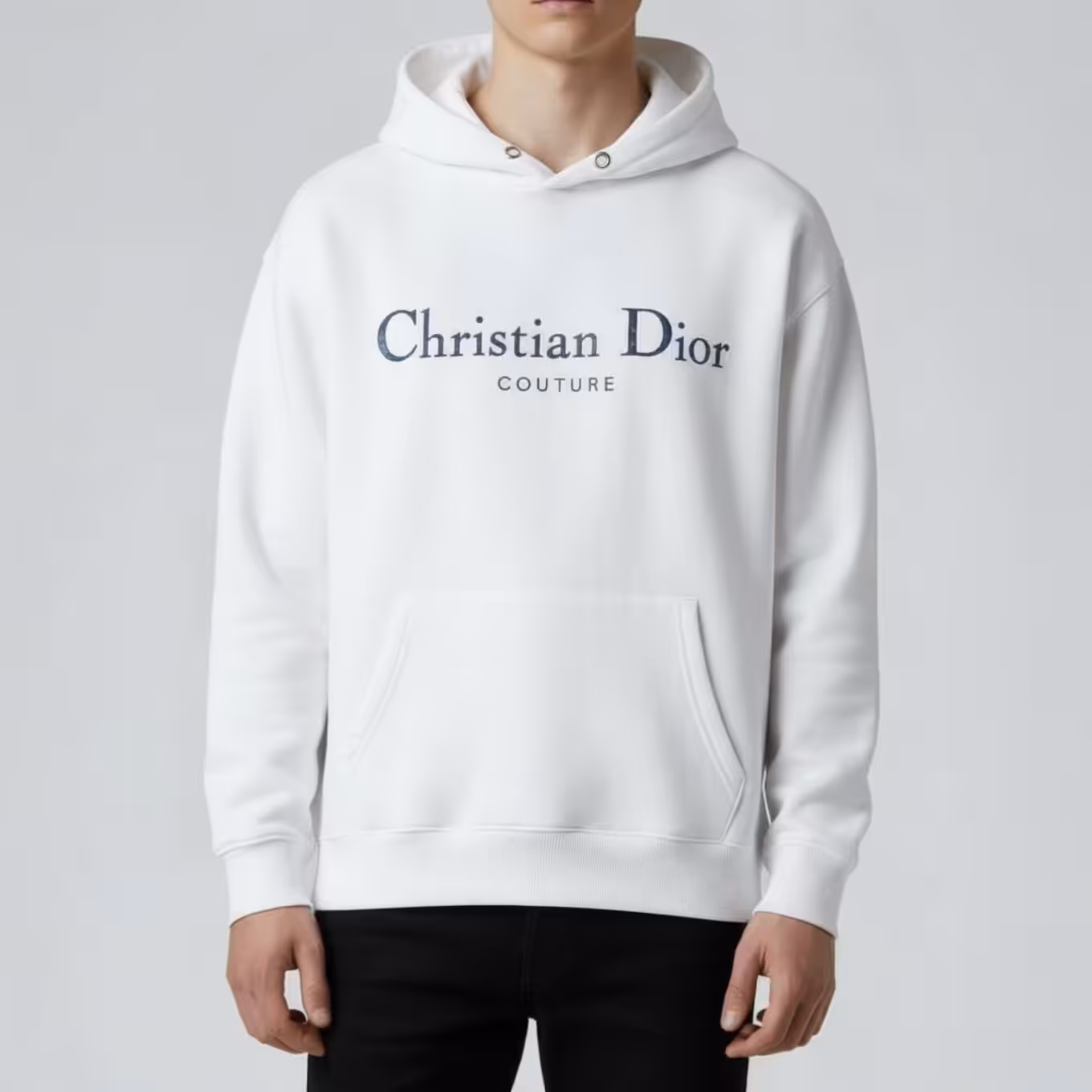 WhatsApp Image 2025-12-19 at 6.55.53 PM (1) Christian Dior Couture White Full Sleeve Men’s Hoodie