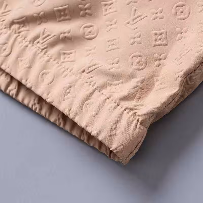 WhatsApp Image 2025-12-27 at 12.52.20 PM (1) Louis Vuitton Embossed Khaki Wind Cheater Jacket