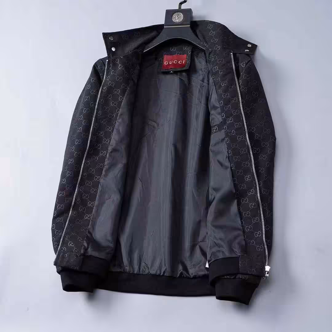 WhatsApp Image 2025-12-29 at 3.00.14 PM Gucci Embossed Black Wind Cheater Jacket