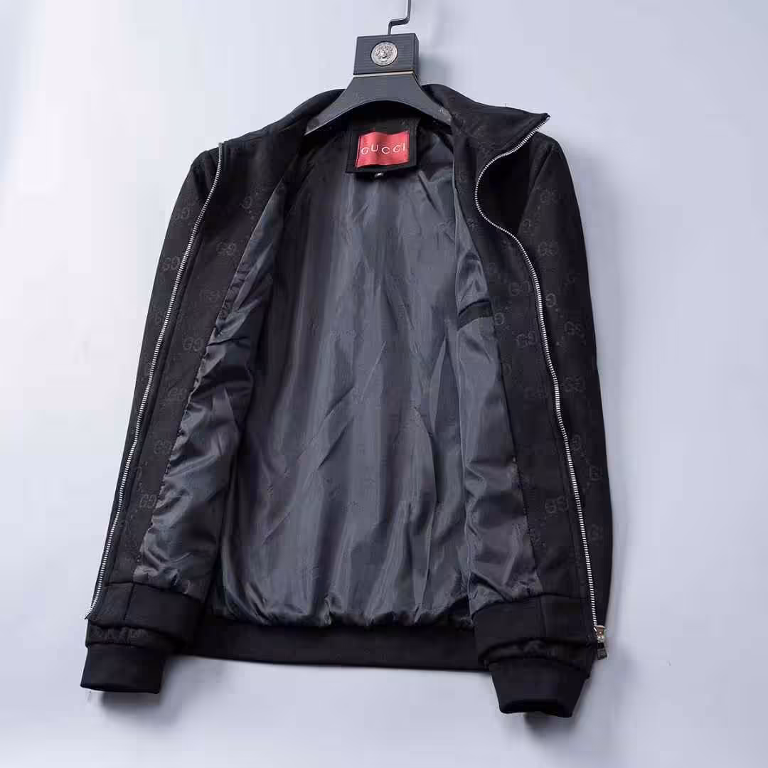 WhatsApp Image 2025-12-29 at 6.34.36 PM Gucci GG Embossed Black Wind Cheater Jacket