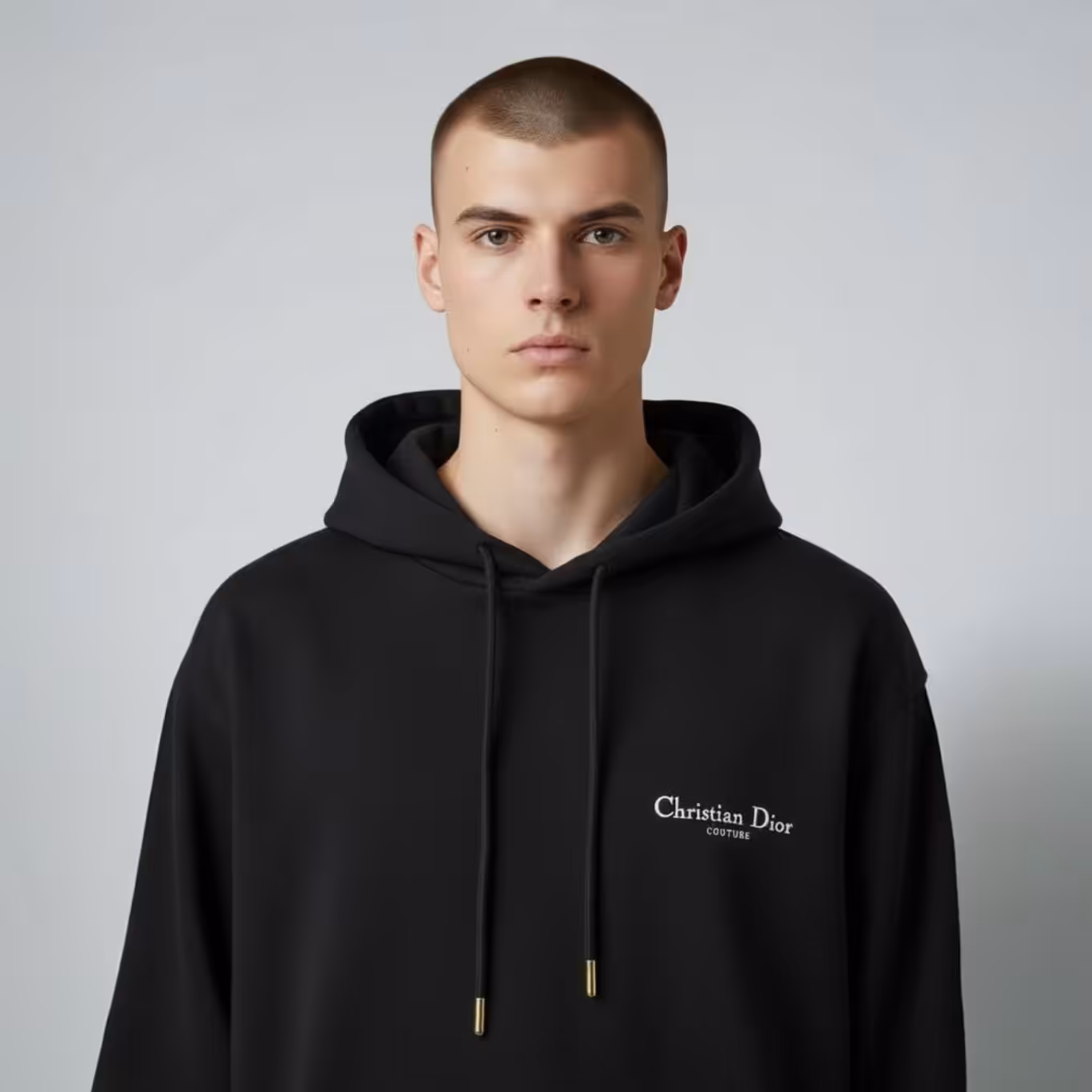 Christian Dior Black Full Sleeve Men’s Hoodie