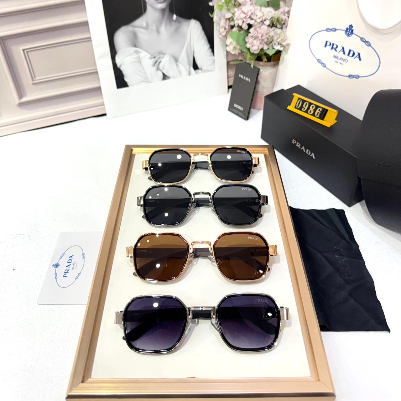 WhatsApp Image 2026-01-08 at 7.00.20 PM Prada Black Square Unisex Sunglasses