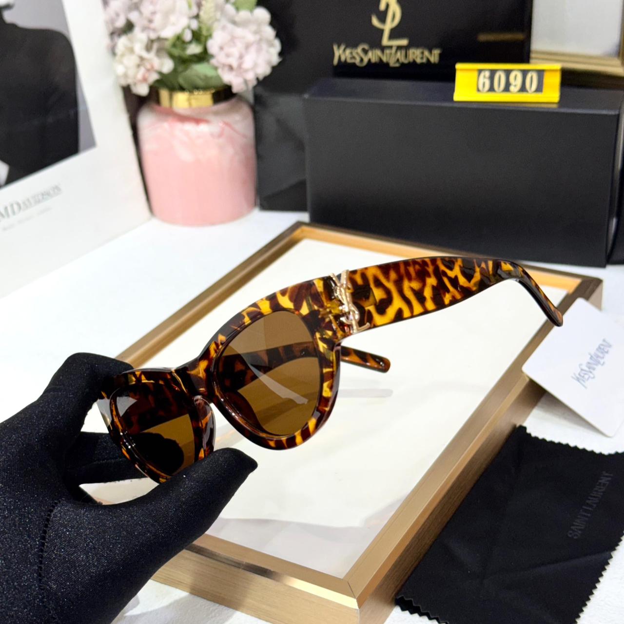 WhatsApp Image 2026-01-09 at 6.09.26 PM (1) YSL Tortoiseshell Cat-Eye Sunglasses
