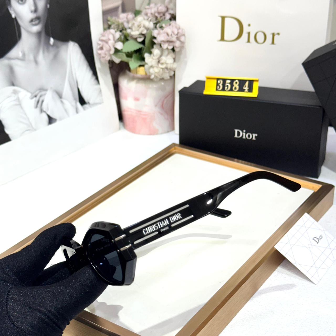 Dior Black Square Women Sunglasses