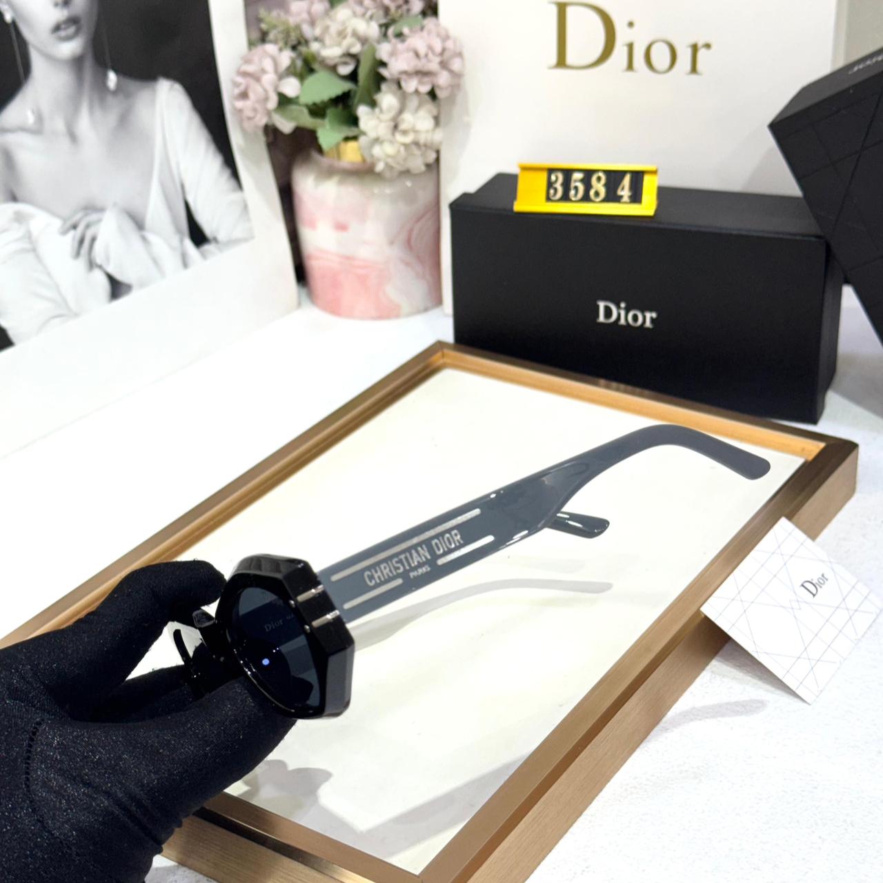 Dior Blue grey Square Women Sunglasses