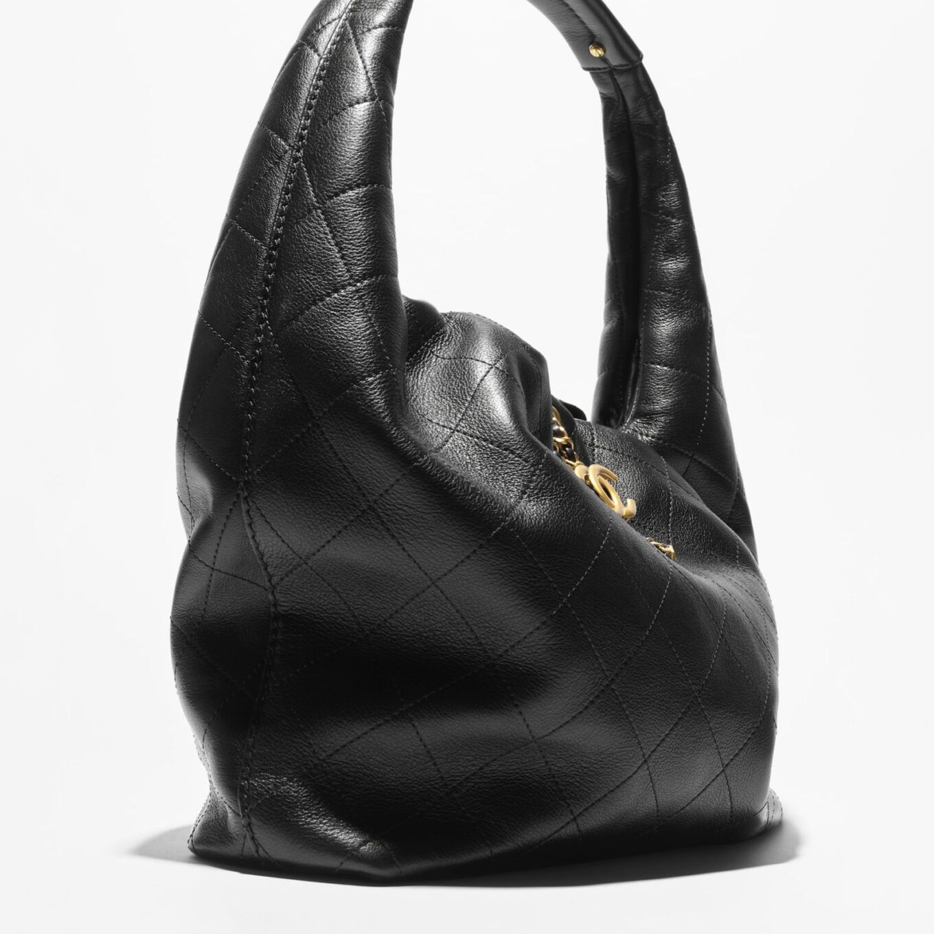 Chanel 26C Black Color Hobo Bag (With Box)