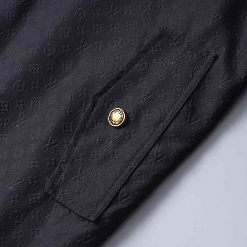 WhatsApp Image 2026-01-15 at 6.44.18 PM Louis Vuitton Embossed Black Wind Cheater Jacket