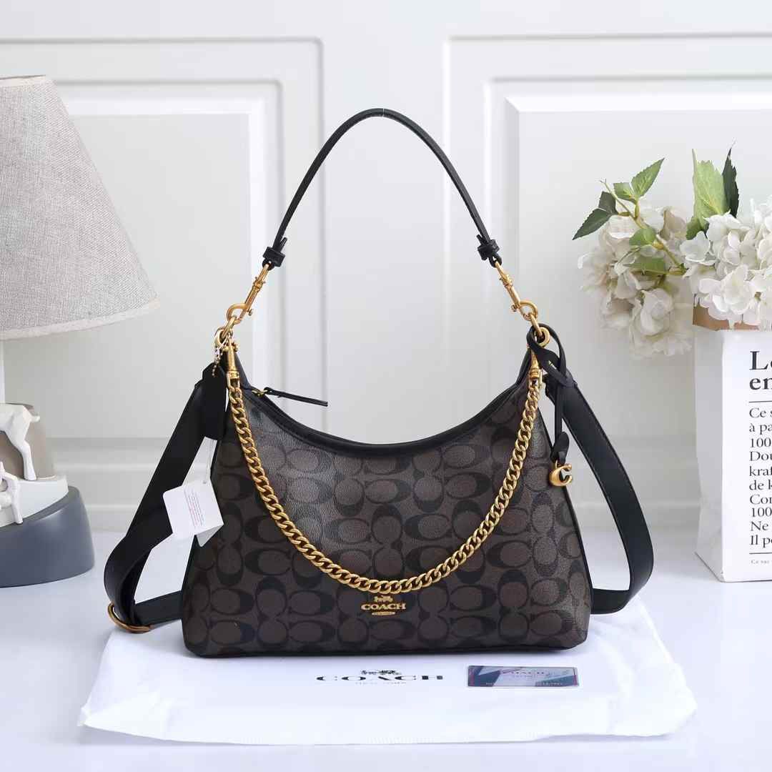 Coach Juliet 25 Coffee Black Color Hobo Bag