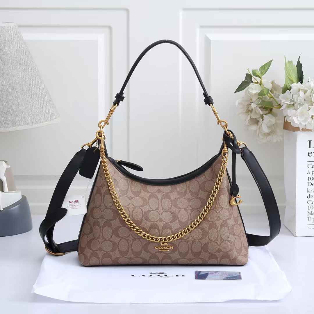 Coach Juliet 25 Apricot Black Color Hobo Bag