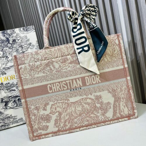 WhatsApp Image 2026-02-02 at 4.49.54 PM Christian Dior Pink Tiger Tote (With Box)