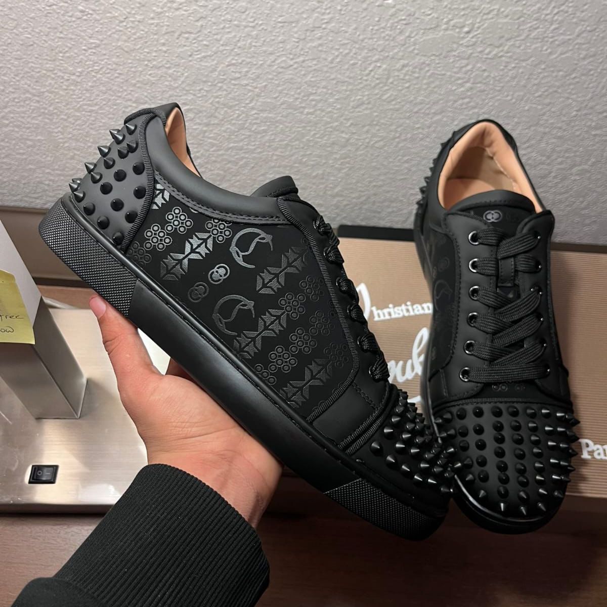 Christian Louboutin Seavaste Spike Sneaker