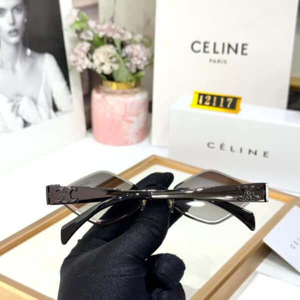 WhatsApp Image 2026-02-11 at 7.17.24 PM Celine Gunmetal Hexagon Sunglass For Women