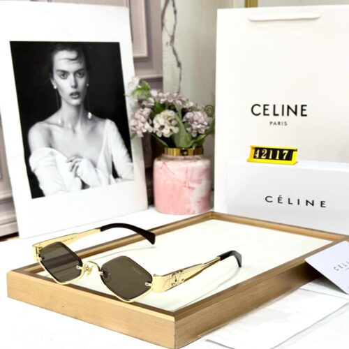 WhatsApp Image 2026-02-11 at 7.22.02 PM Celine Brown Hexagon Sunglass For Women