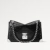 Louis Vuitton Trunkie Black Embossed Premium Sling Bag (With Box Double Box Packaging)