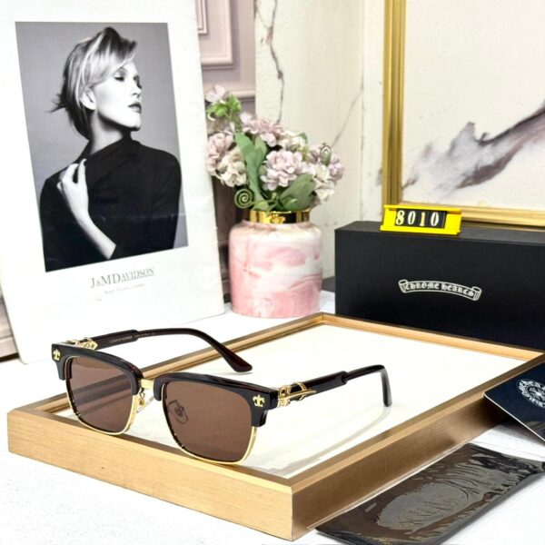 Chromeheart Brown Wayfarer Sunglass for Men