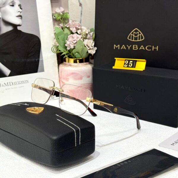 Maybach Brown Frameless Optical Eyeglasses for Men