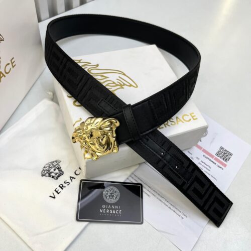 WhatsApp Image 2026-02-14 at 4.50.07 PM Versace Medusa Head Gold Buckle Black Belt
