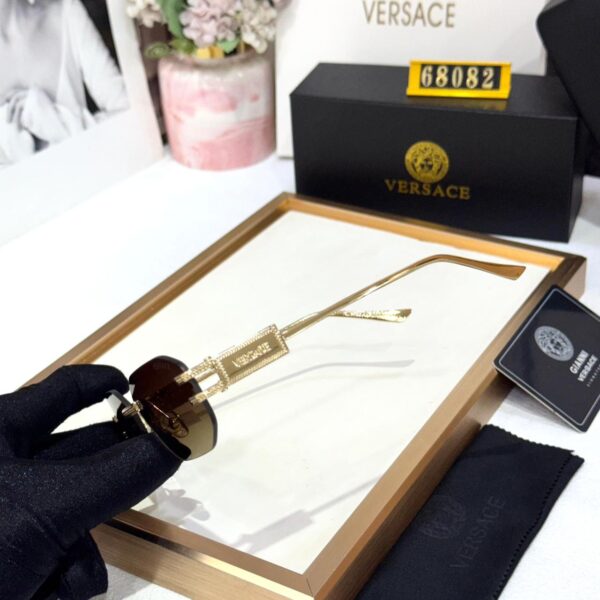 WhatsApp Image 2026-02-16 at 6.35.14 PM (1) Versace Rectangular Brown Unisex Sunglass